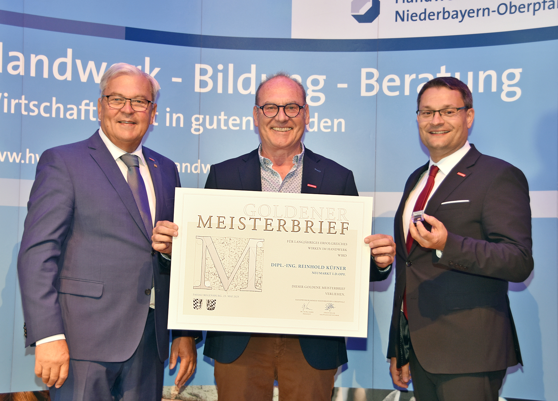 Küfner Reinhold - goldener Meisterbrief 2025